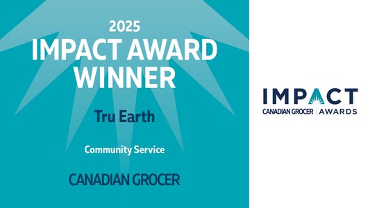 Tru Earth Wins 2025 Canadian Grocer Impact Award for Community Impact