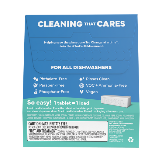 Tru Earth Dishwasher Detergent Tablets