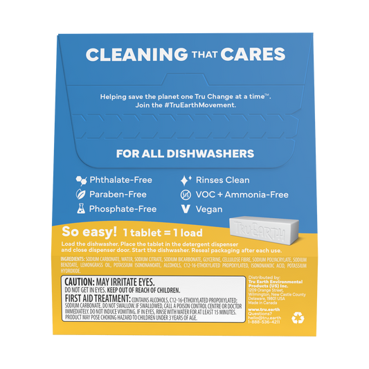 Tru Earth Dishwasher Detergent Tablets
