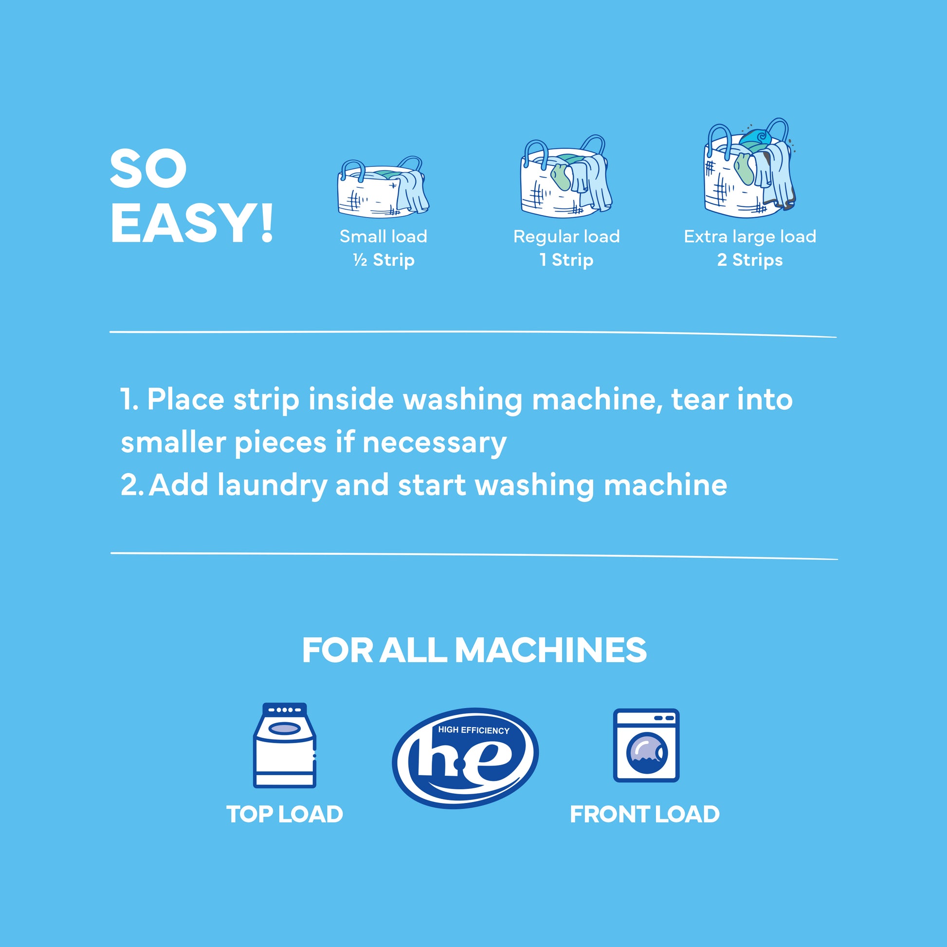 Tru Earth Laundry Detergent - Fresh Linen / 32 Strips