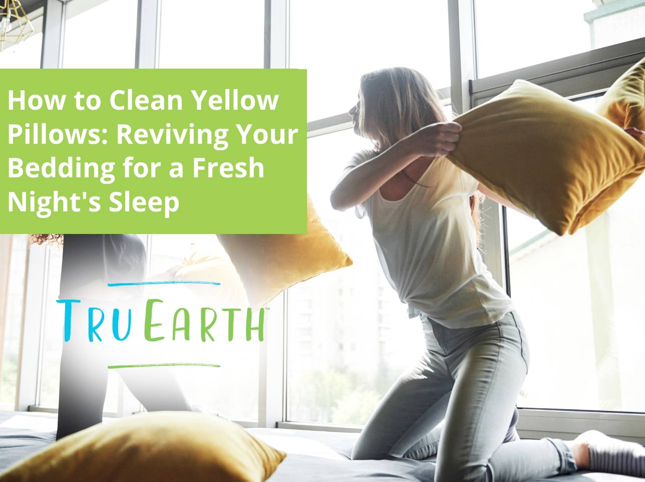 Cleaning yellowed pillows best sale