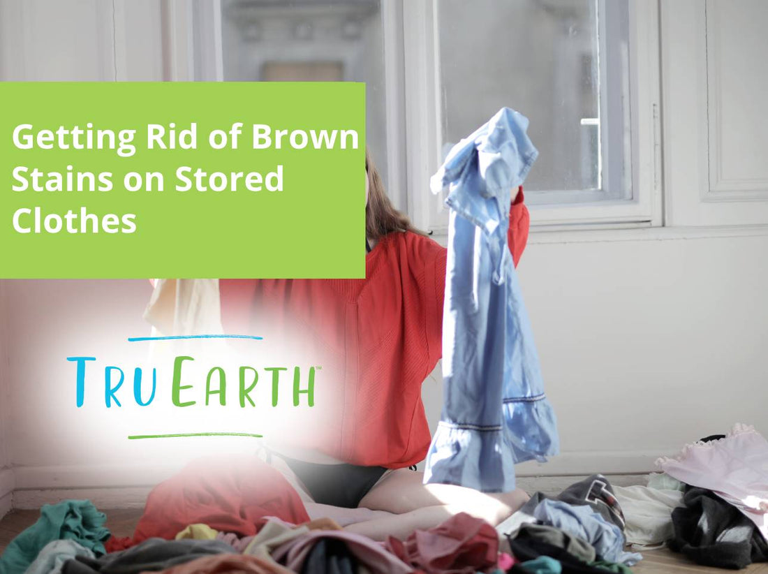 Getting Rid of Brown Stains on Stored Clothes