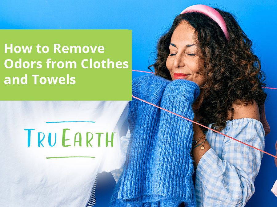 How to Remove Odors from Clothes and Towels