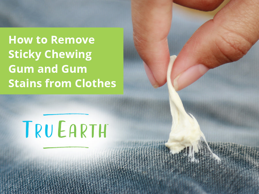 How to Remove Sticky Chewing Gum and Gum Stains from Clothes