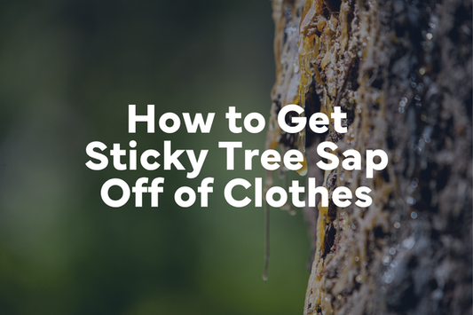 How to Get Sticky Tree Sap Off of Clothes