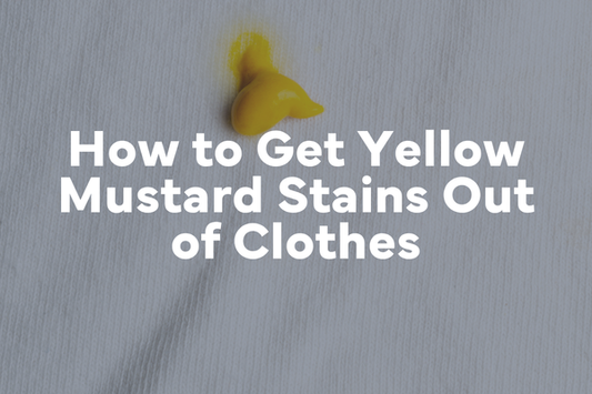 How to Get Yellow Mustard Stains Out of Clothes