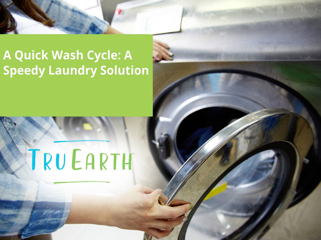 A Quick Wash Cycle: A Speedy Laundry Solution