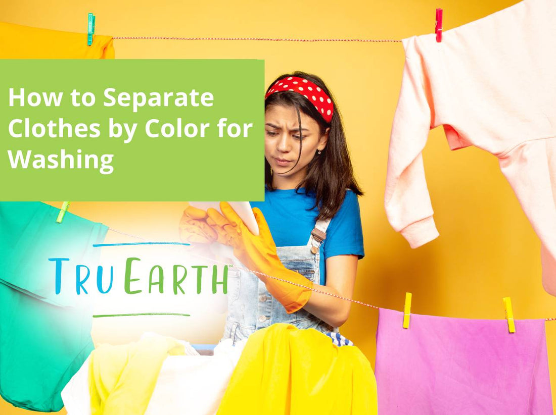 How to Separate Clothes by Color for Washing
