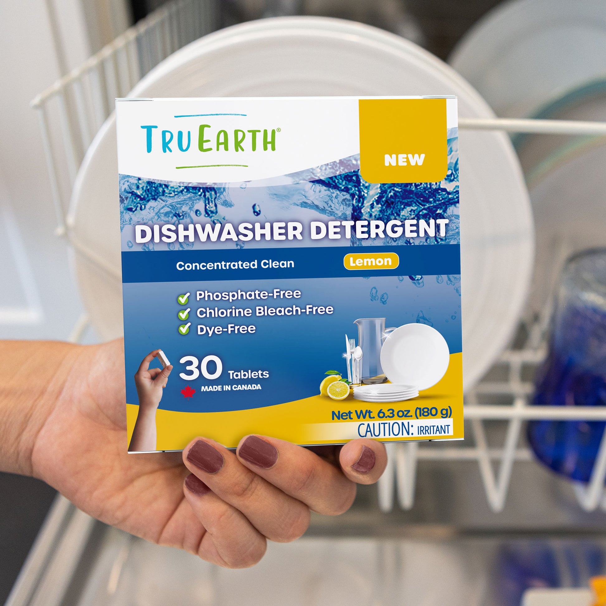 Tru Earth Dishwasher Detergent Tablets - Lemon / 120 Loads