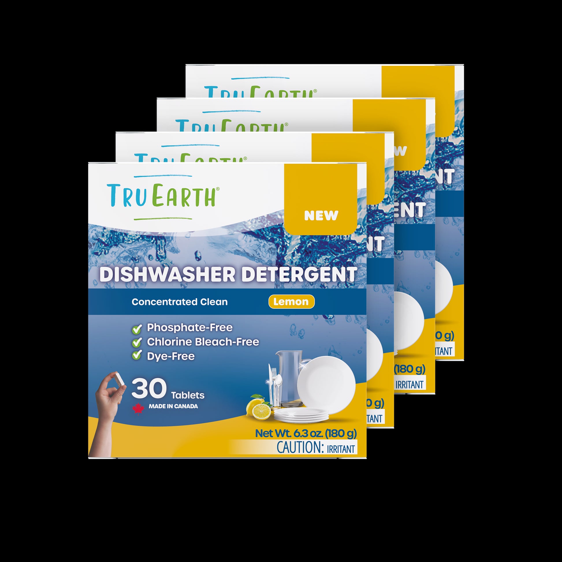 Tru Earth Dishwasher Detergent Tablets - Lemon / 120 Loads