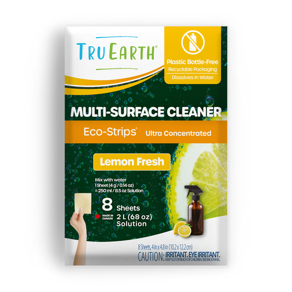 Tru Earth Multi-Surface Cleaner - Lemon Fresh / 8 Sheets