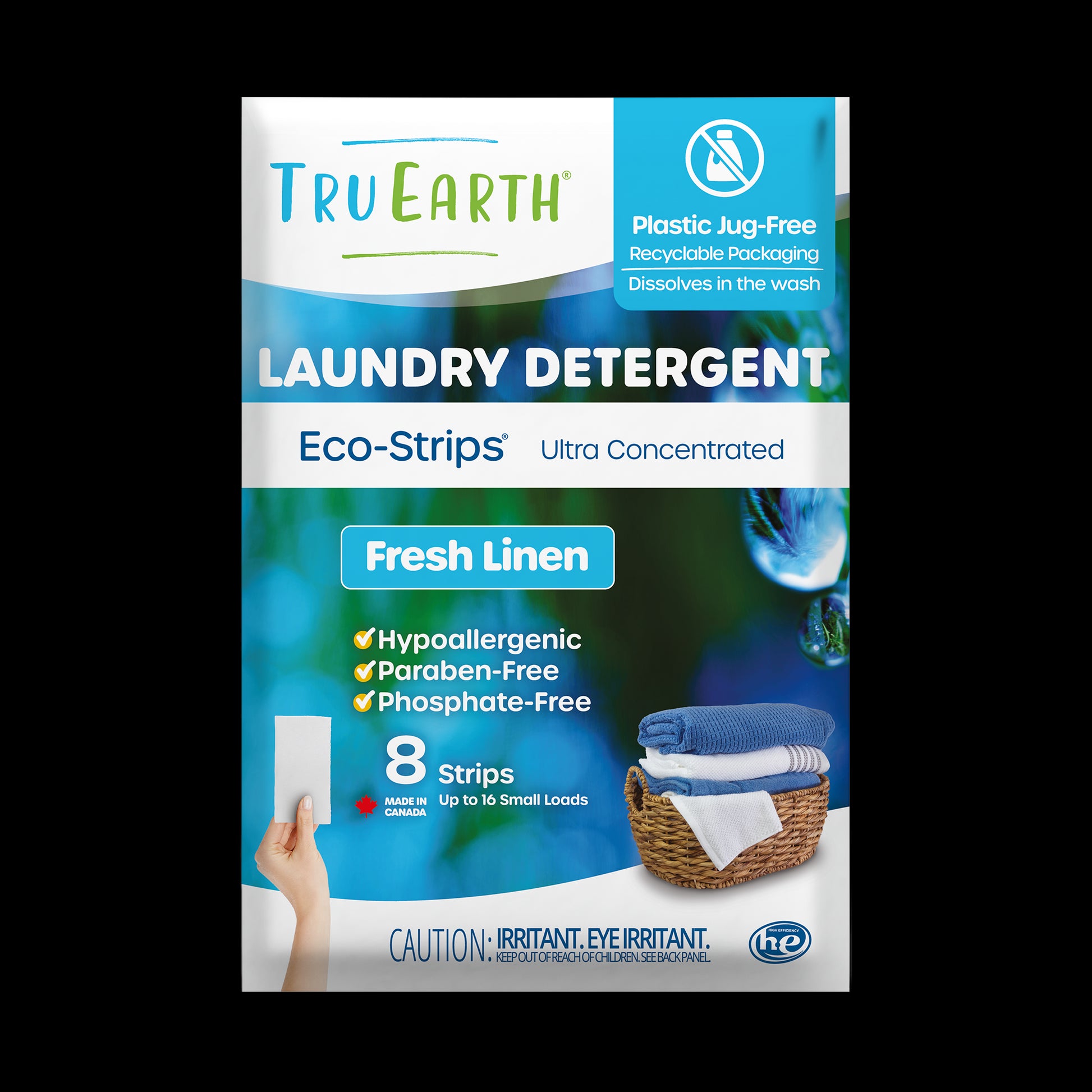 TruEarth Laundry Detergent Fresh Linen Front of Package