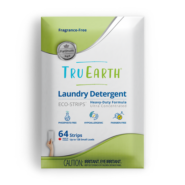 Tru Earth Platinum Laundry Detergent - Fragrance-Free / 64 Strips