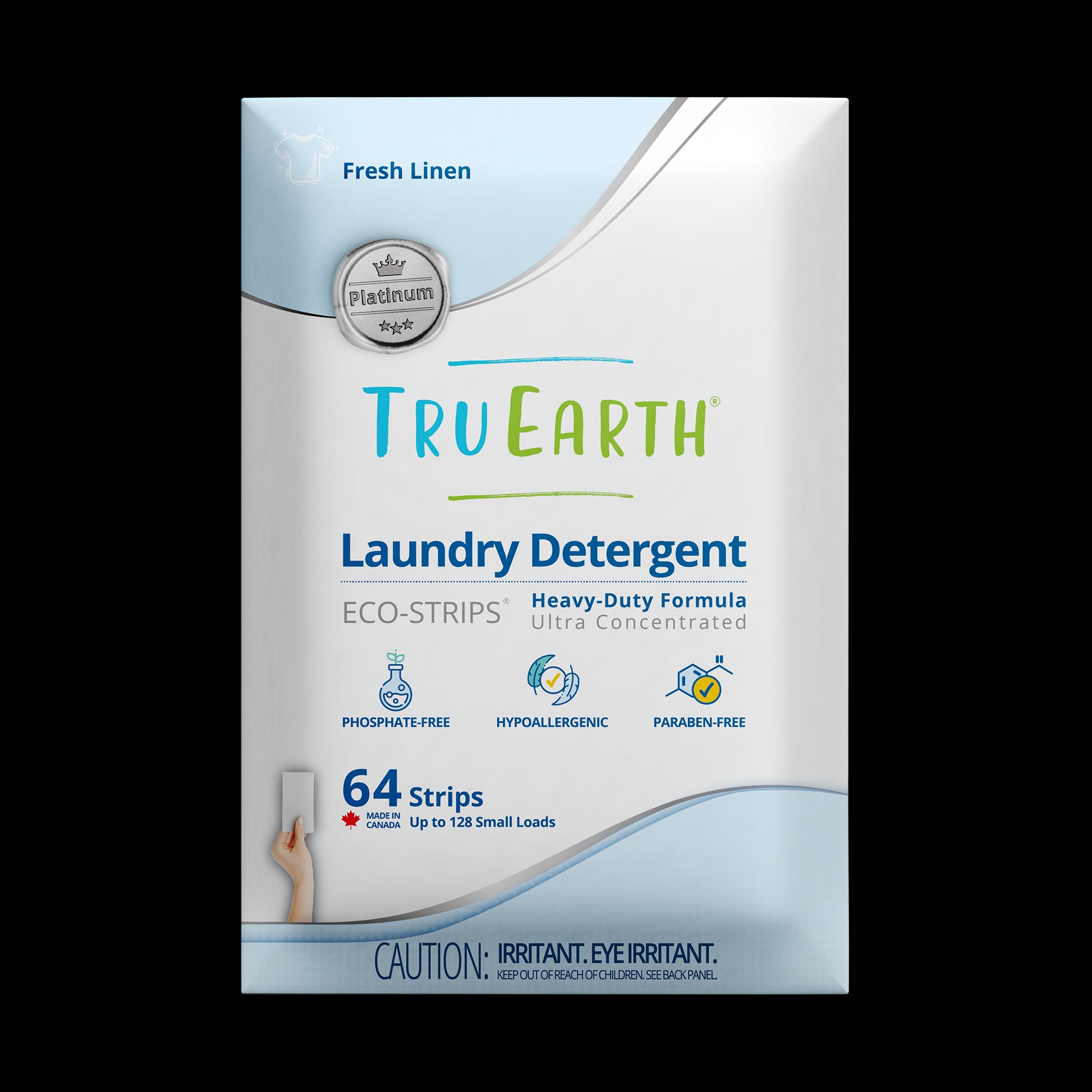 TruEarth Platinum Laundry Detergent Fresh Linen Front of Package