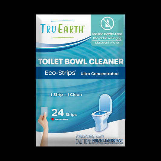 TruEarth Toilet Bowl Cleaner Front of Package || 24 Strips