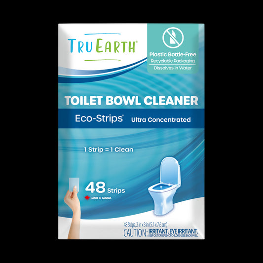 TruEarth Toilet Bowl Cleaner Front of Package || 48 Strips