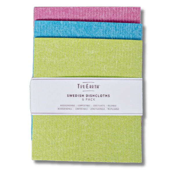 Tru Earth Swedish Cloths 6-pack (Multi Color)