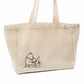 Canvas Tote Bag - Large With Compartments