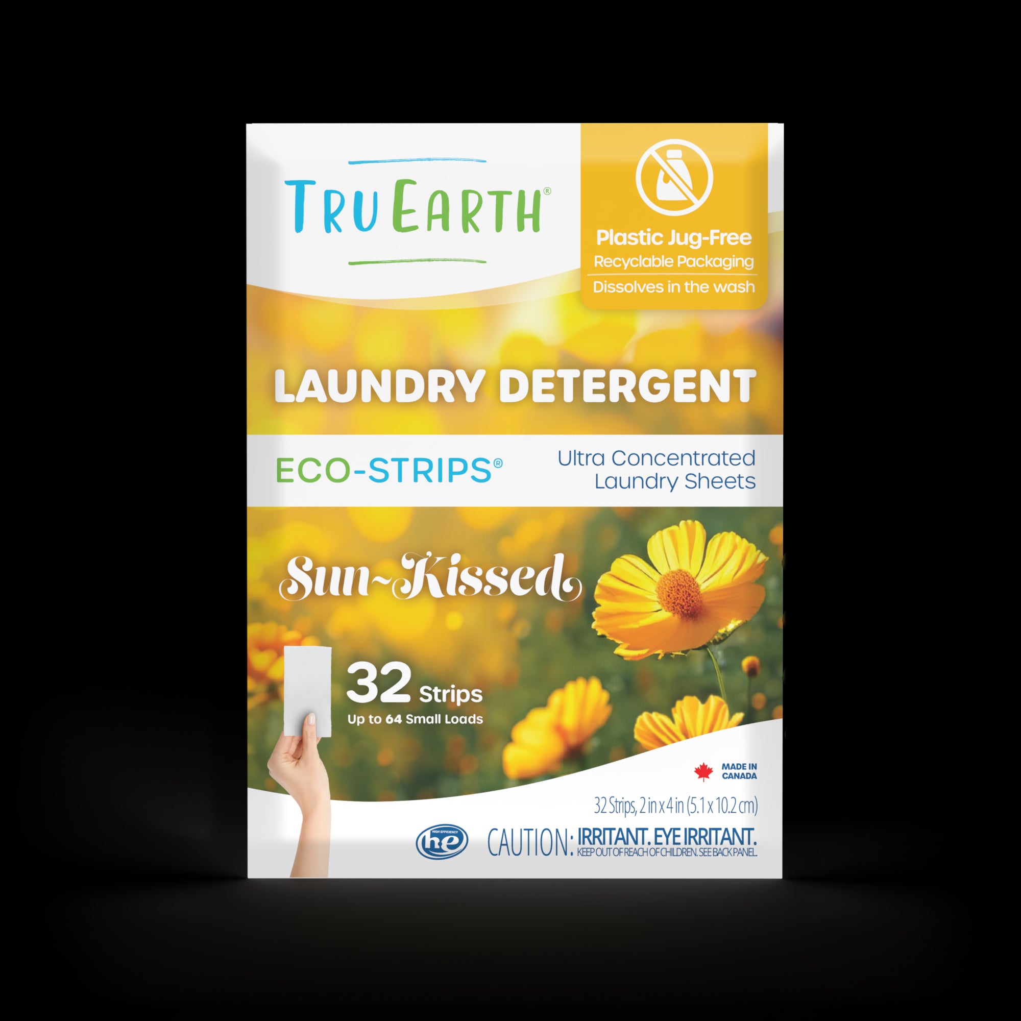 Laundry Detergent Eco‑Strips – Sun Kissed (32 Sheets)