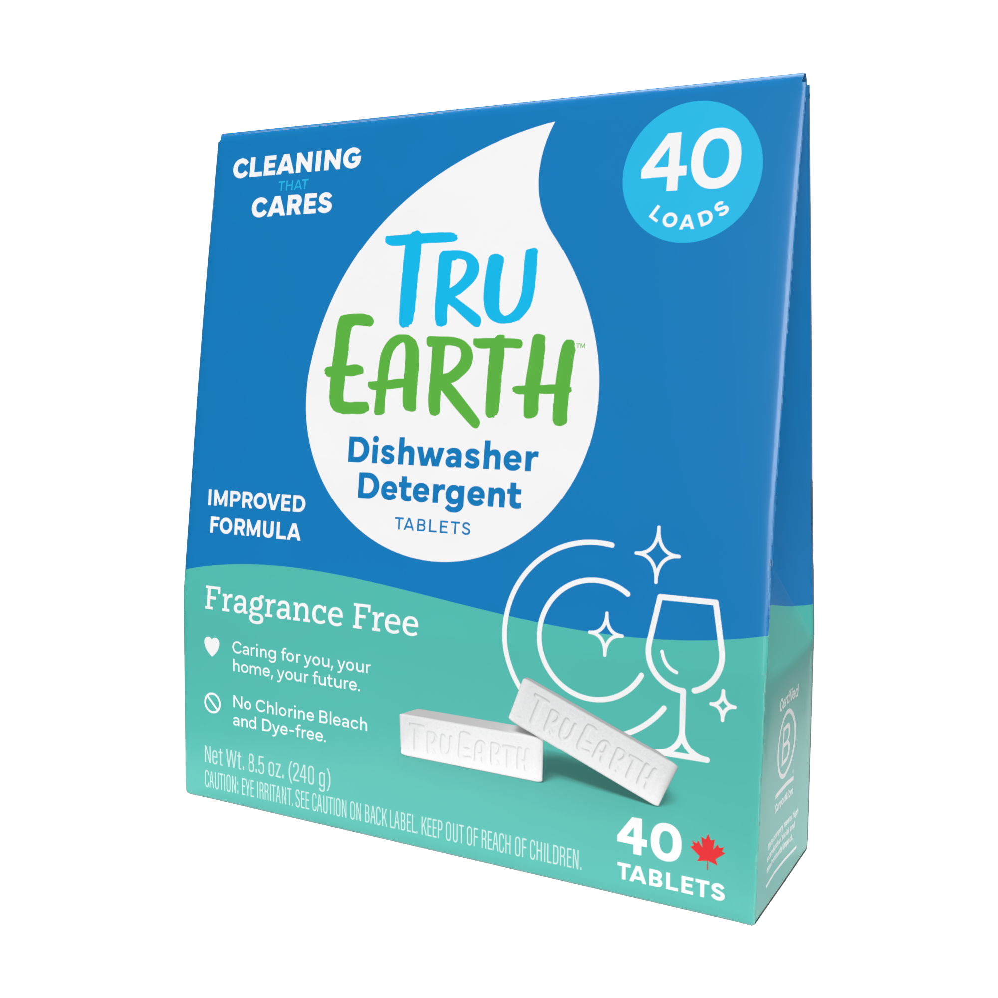 Dishwasher Detergent v2 Fragrance-Free - Front