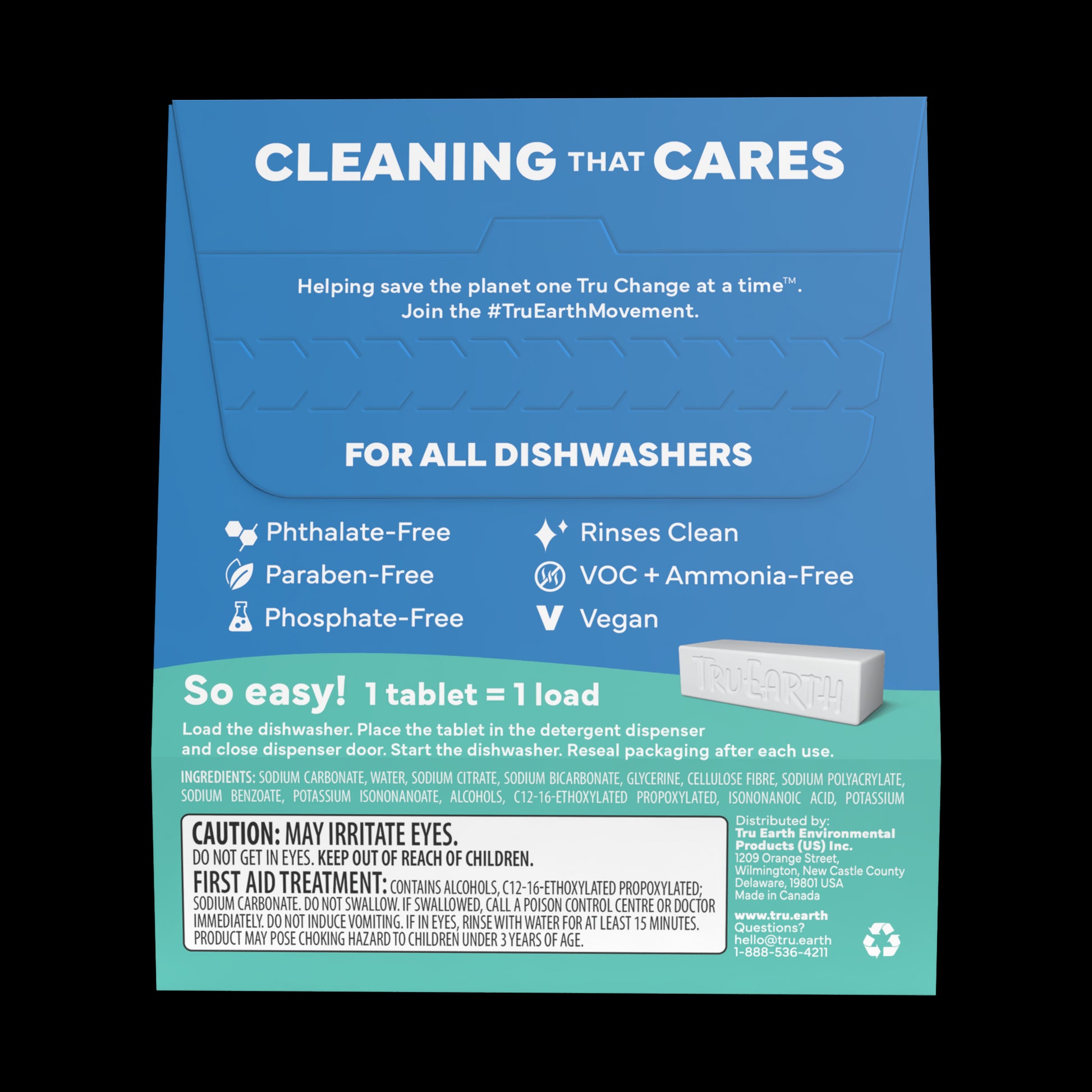 Tru Earth Dishwasher Detergent Tablets