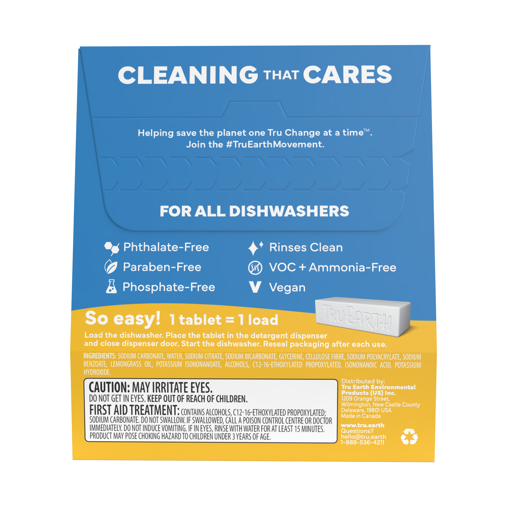 Tru Earth Dishwasher Detergent Tablets