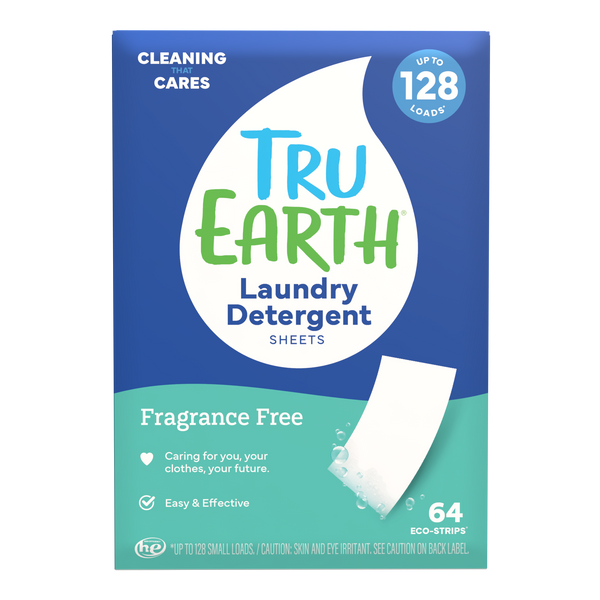 Tru Earth Laundry Detergent - Fragrance-Free / 64 Strips