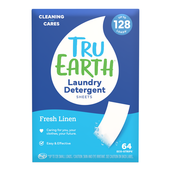 Tru Earth Laundry Detergent - Fresh Linen / 64 Strips