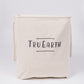 Tru Earth Large Laundry Hamper Collapsible Natural Canvas with Rope Handles