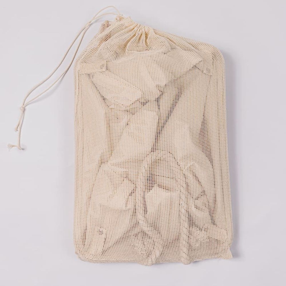 Tru Earth Large Laundry Hamper Collapsible Natural Canvas with Rope Handles