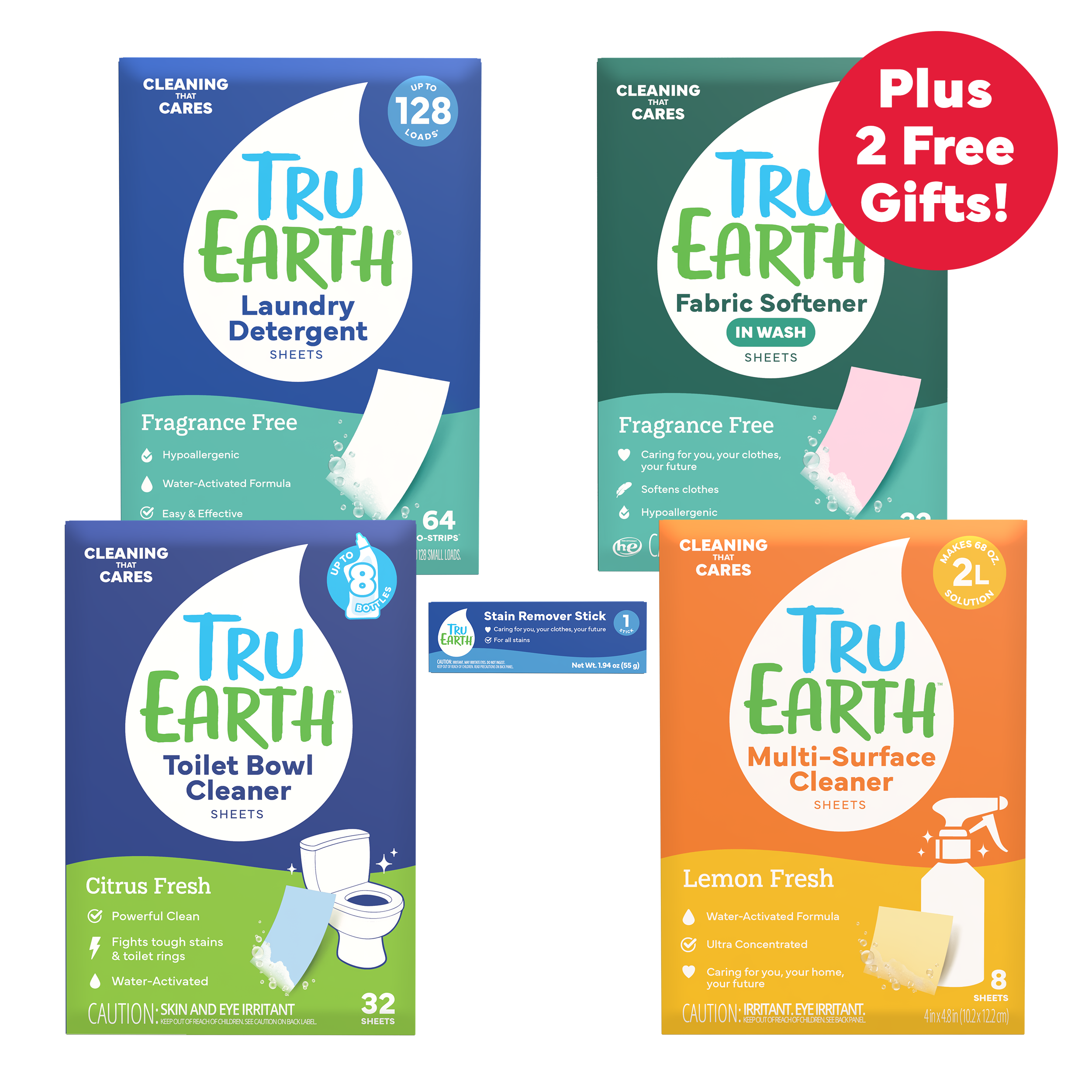 Tru Earth Home Essentials Bundle – Fragrance Free