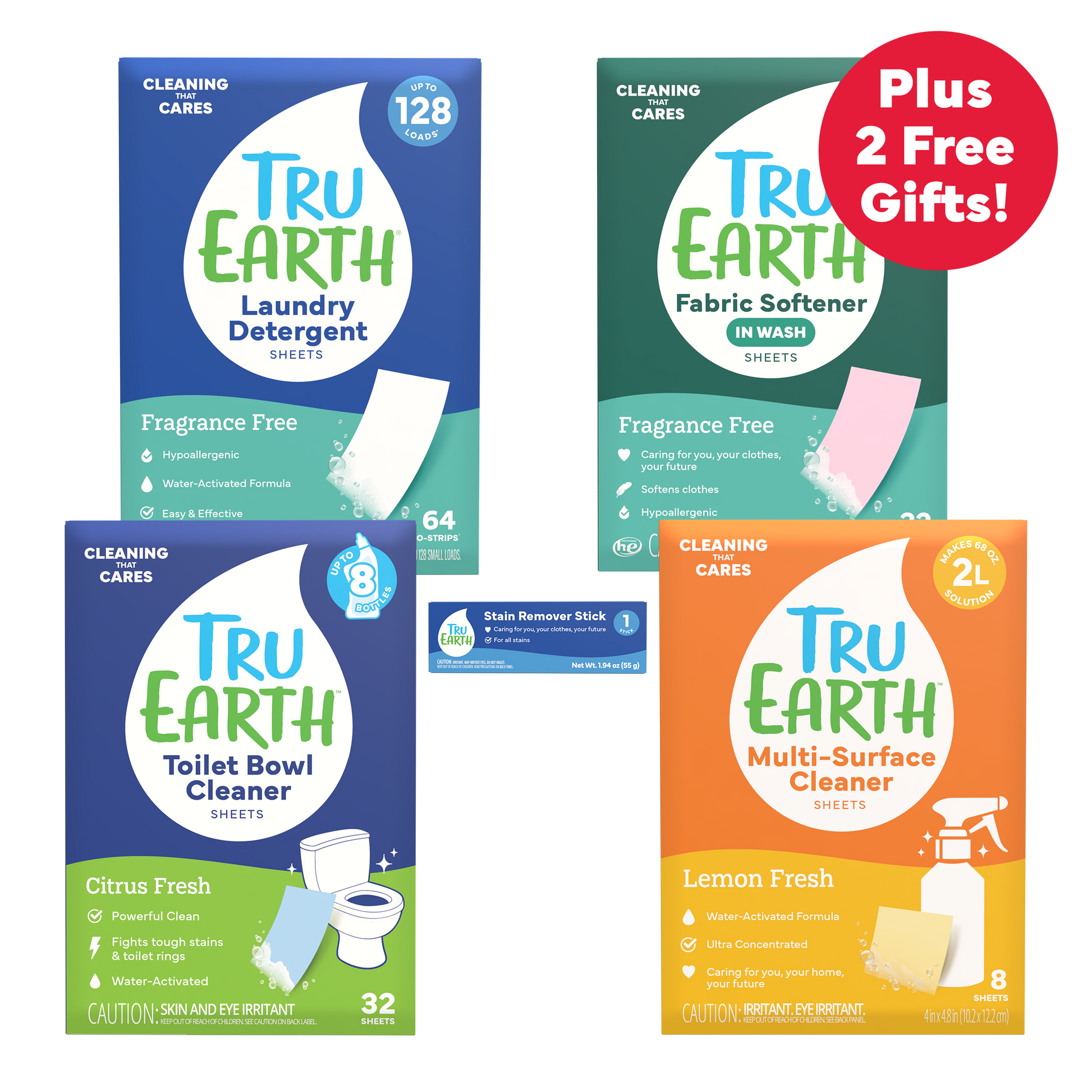 Tru Earth Home Essentials Bundle – Fragrance Free