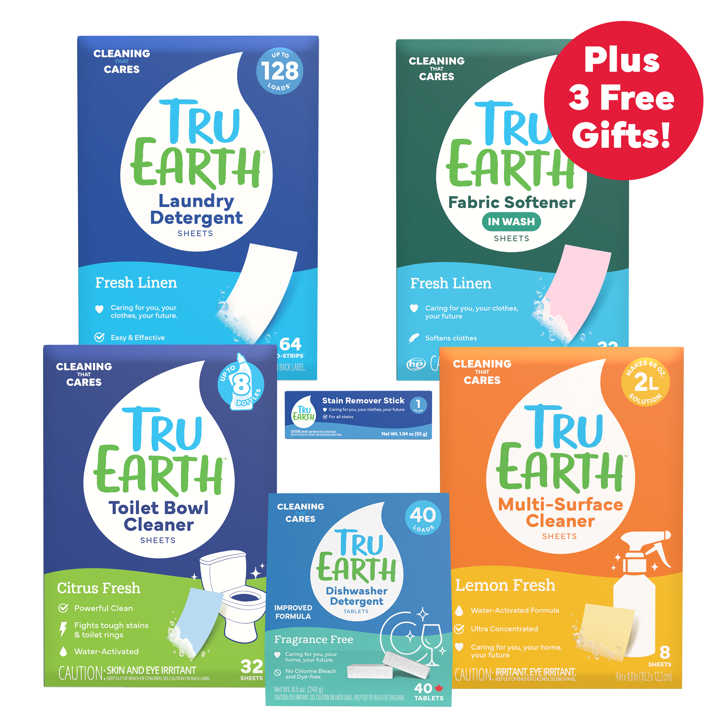 Tru Earth Whole Home Bundle – Fresh Linen