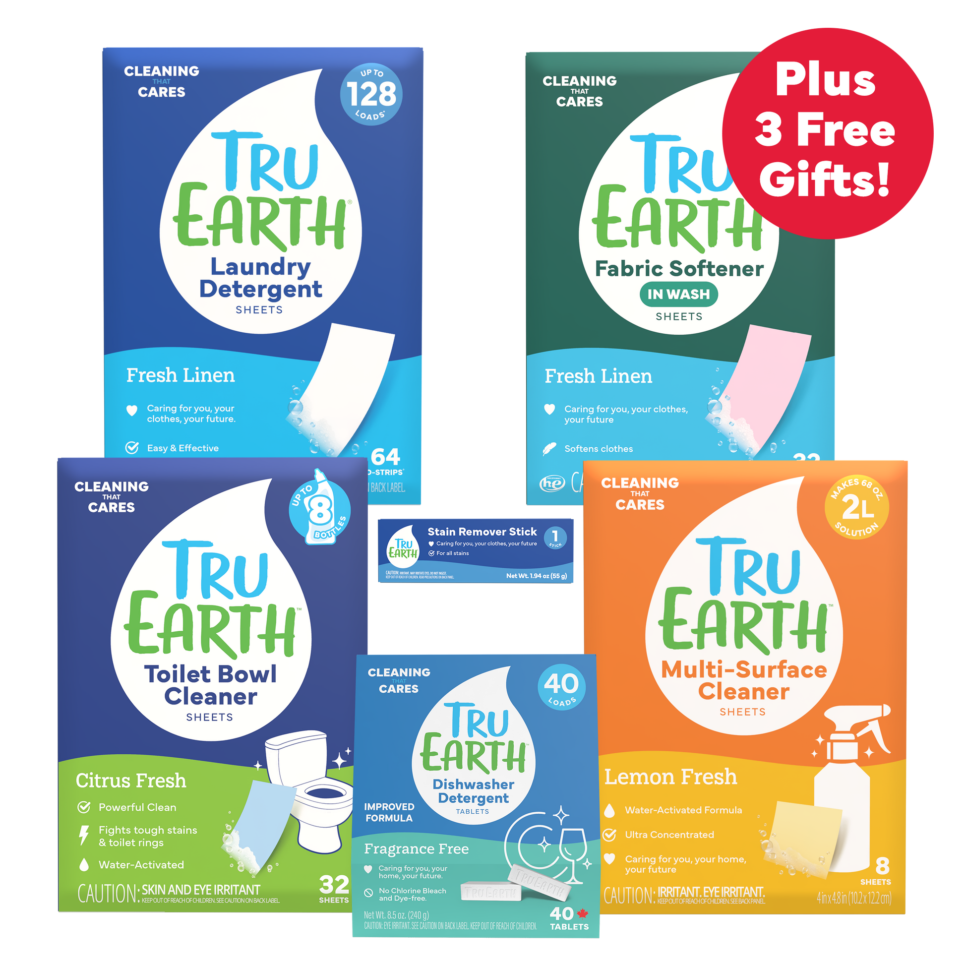Tru Earth Whole Home Bundle – Fresh Linen